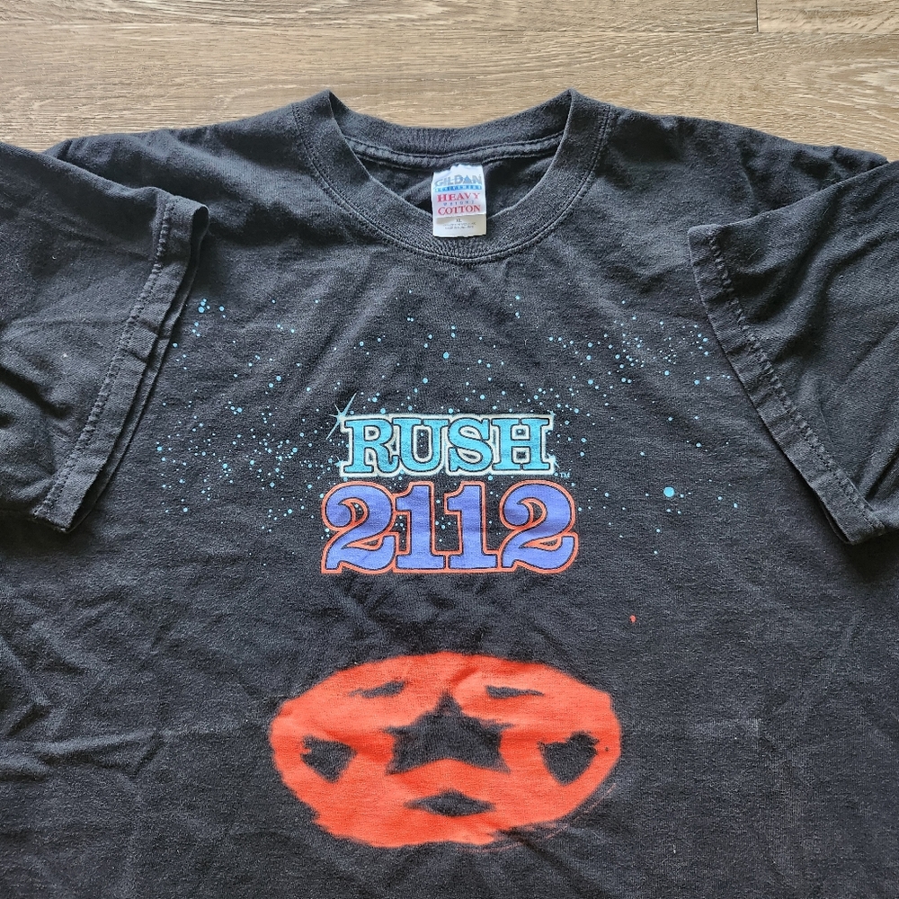 Y2K Rush 2112 Classic Album Cover Collection Band Tshirt